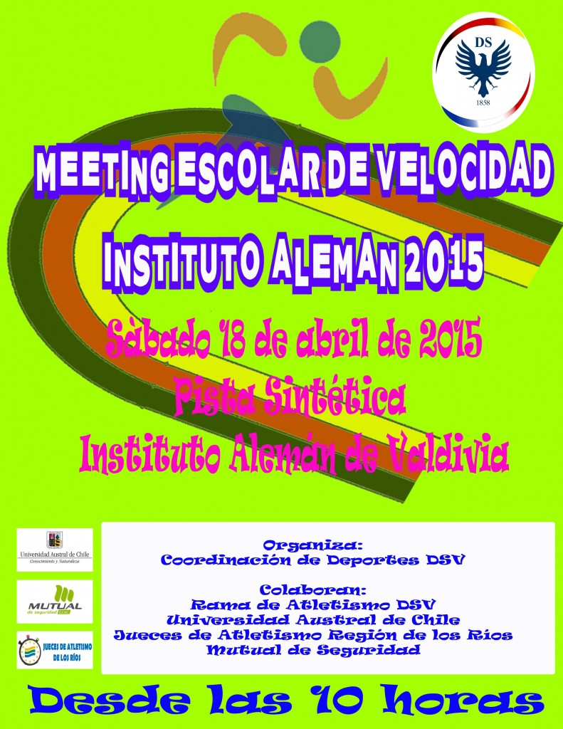 AFICHE MEETING DE VELOCIDAD DSVALDIVIA - 2015